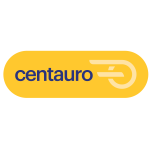 Logo sobre botón amarillo
