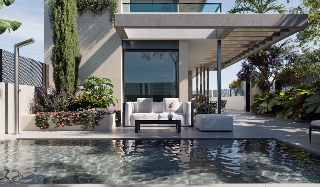 Frontal piscina